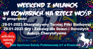 Weekend z Milanos w Kowarach na rzecz WOŚP @ St. Staszica 16